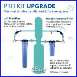 Whole House Water Filter Salt Free System 10 Year Pro Kit Big Large Home 10M Gal