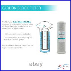 Whole House Water Filter System 2.5 x 10 Three Stage Filtration 3/4 Inlet