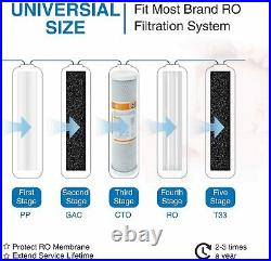 Whole House Water Filter System 3-Stage Filtration + Sediment Water Filter