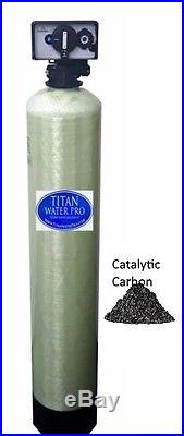 Whole-House Water Filter System Catalytic Carbon 1 CU FT Chloramine Removal