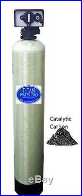 Whole-House Water Filter System Catalytic Carbon 2 CU FT Backwash Chloramine