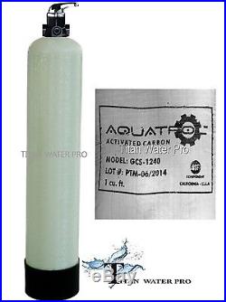 Whole House Water Filter System GAC Carbon 1 CUFT Manual Backwash(Non Electric)