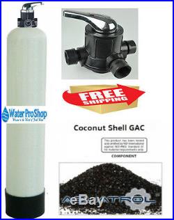 Whole House Water Filter System UDF Carbon Manual Backwash Valve POE. 75 CU FT