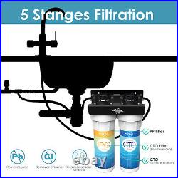 Whole House Water Filter System Water Softener Alternative Carbon & KDF Filter