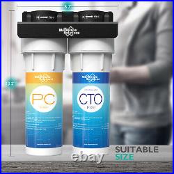 Whole House Water Filter System Water Softener Alternative Carbon & KDF Filter