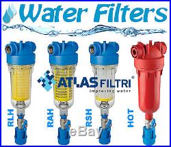Whole House Water Filters ATLAS HYDRA RAH / RLH / RSH / HOT with back-wash
