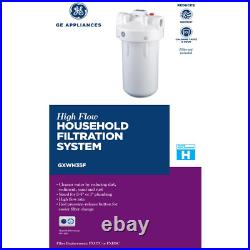 Whole House Water Filtration System and Filter Reduces Sediment Heavy Duty White