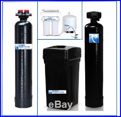 Whole House Water Package Softener + Carbon Filtration + RO Filters- 2 Cubic Ft