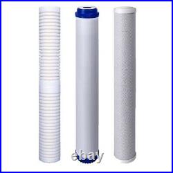 Whole House Water Purifier System, 3 Stage 20X 2.5 Filter Cartridges