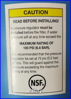 Whole House Water Purifiers, 10X4.5, 25GPM, 1 + 1 X UV Sterilizer, 10GPM, 3/4