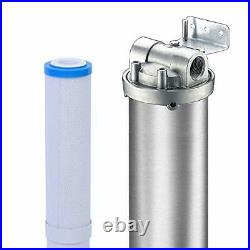 Whole House Water Softener System Alternative 3-Stage Pleated Hard Water Filter